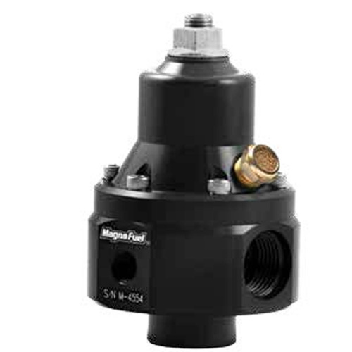 MAGNA FUEL Fuel Pressure Regulator, EFI, Boost Reference, Return Style, Black, 35-85 psi, Inline