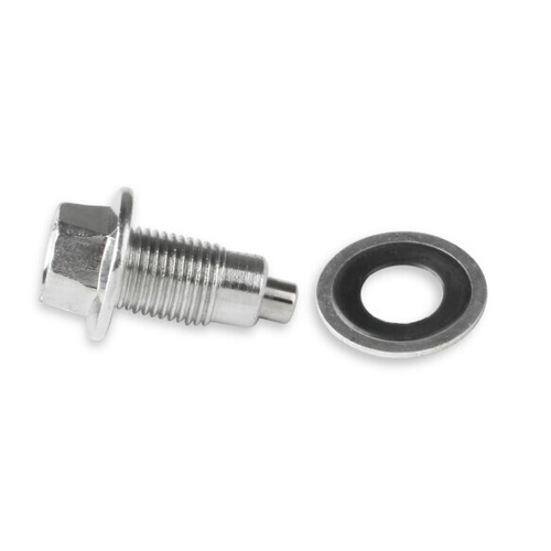 Mr. Gasket Oil Pan Drain Plug, Magnetic, 1/2-20 RH in. Threads, Seal, Each