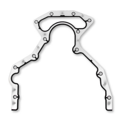 Mr. Gasket Rear Main Cover Gasket, Rubber, Aluminium, 0.063 in. Thick, GM LS, Small Block, Each