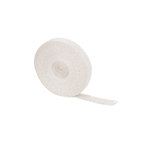 Mr. Gasket Exhaust Wrap, Inferno Shield, 2 in. Wide x 50 ft. Length, 1/16 in. Thick, White, Each