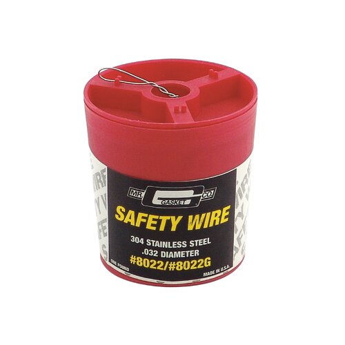 Mr. Gasket Safety Wire, 0.032 in Diameter, 304 Stainless Steel