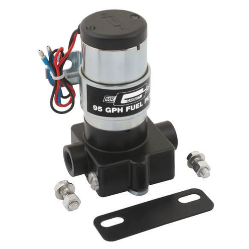 Mr. Gasket Fuel Pump, Electric, 95 GPH, Gasoline, Universal, Steel, Silver, Each