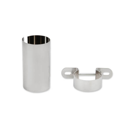 Mr. Gasket Coil Holder Bracket, Bolt, Horizontal Mount, Chrome, Set