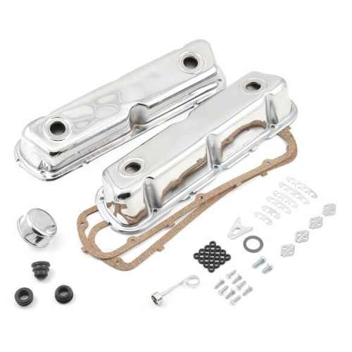 Mr. Gasket Engine Dress-Up Kit, Street Legal, For Ford 289-351W, Small Block, Chrome, Kit