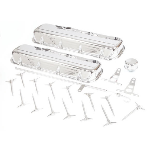 Mr. Gasket Engine Dress-Up Kit, For Chevrolet, Big Block, Black, Kit