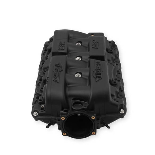 MSD Intake Manifold, Atomic AirForce, 103mm, 2-Piece, Polymer, Black, Black Letters, For Chevrolet LS7, Each