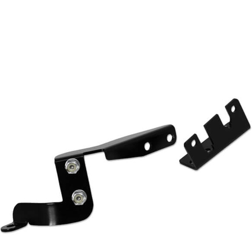 MSD Throttle Cable Bracket, Steel, Black Powdercoated, Atomic Air Force, Factory Cable, Kit