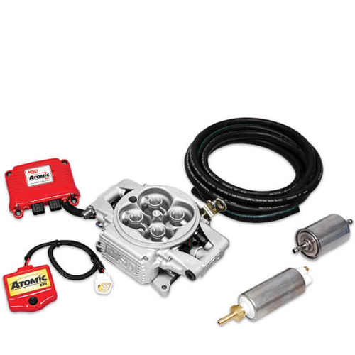 MSD Fuel Injection System, Atomic EFI, Master Kit, Throttle Body, TPS, MAP, IAT, IAC, Power Module, Fuel Pump, Kit