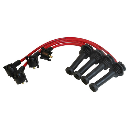 MSD Spark Plug Wires, Super Conductor, Spiral Core, 8.5mm, Red, Stock Boots, For Ford, ZX2, 2.0L, L4, Set