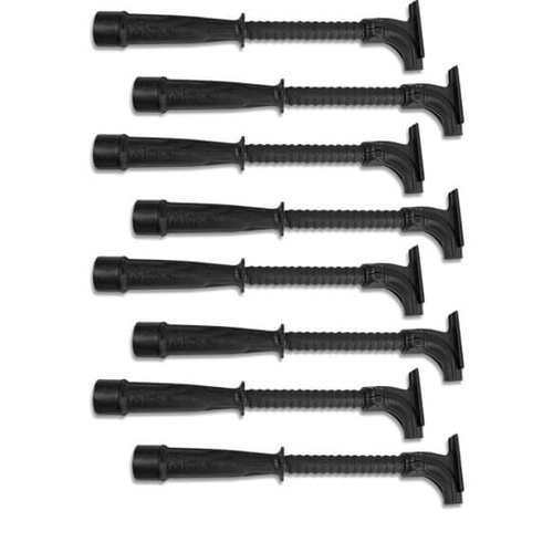 MSD Spark Plug Wire Components, Hemi Tubes, Plug Boot Type, Eight Straight Hemi Boot Ends, Rynite Plastic, Black, 8.5mm, Set of 8