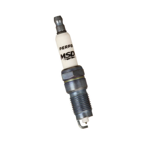 MSD Spark Plug, Standard, Tapered Seat, Iridium, 14mm Thread, 0.7500 Reach, 5/8 Hex, Each