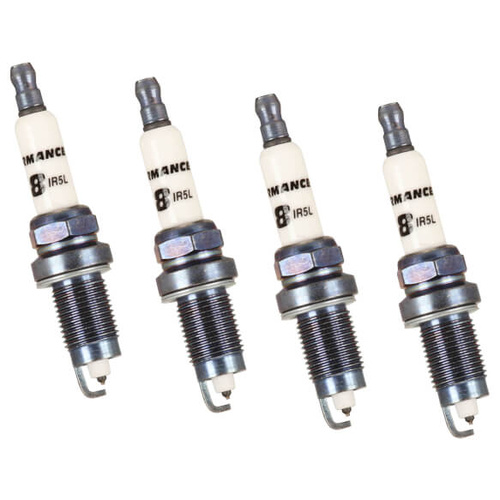 MSD Spark Plug, Standard, Gasket Seat, Iridium, 14mm Thread, 0.8660 Reach, 5/8 Hex, Set of 4