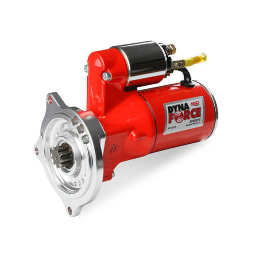MSD Starter, DynaForce, Mini, Red Powdercoated, For Ford, FE Engines, Each