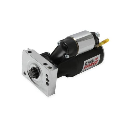 MSD Starter, DynaForce, Mini, Black Powdercoated, For Chevrolet, Each