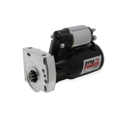 MSD Starter, DynaForce, Mini, Black Powdercoated, For Chevrolet, LS1/LS7 Engines, Inline Bolt Pattern, Each