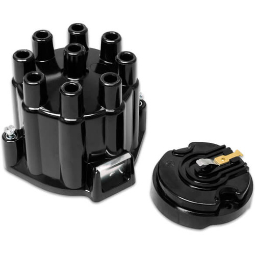 MSD Distributor Cap & Rotor, Street Fire, Cap And Rotor Kit, /GM V8 Points, Socket