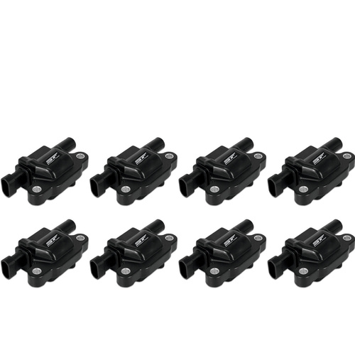 MSD Ignition Coil, 2005-2013 GM LS2/LS3/LS4/LS7/LS9 Engines, Black, Set of 8
