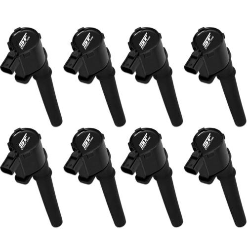 MSD Ignition Coil, 1999-2014 For Ford 4.6L/5.4L 4-Valve Engines, Black. Set of 8