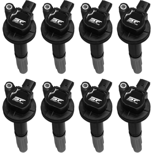 MSD Ignition Coil, 2011-2016 For Ford 5.0L 4-Valve Engines, Black, Set of 8