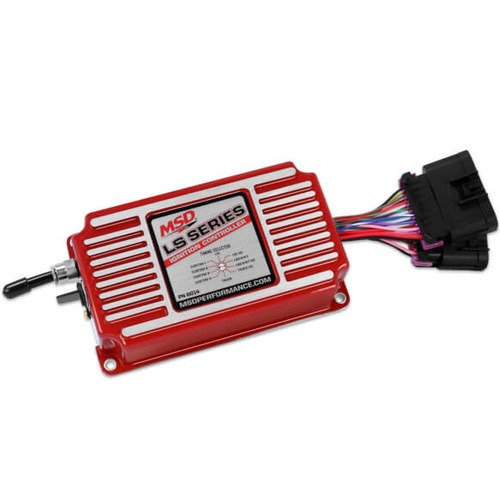 MSD Ignition Control Unit, Adjustable, Red Powdercoated, For Chevrolet, Small Block LS, Each