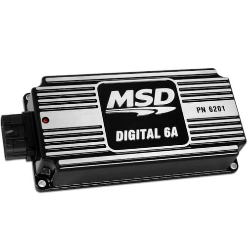 MSD Ignition Box, 6A, Digital, Capacitive Discharge, Universal, Points, Electronic, Black, Each