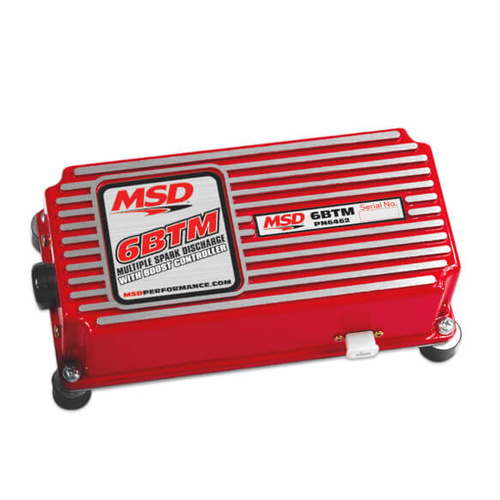 MSD Ignition Box, 6-BTM, Analog, Capacitive Discharge, Universal, Points, Electronic, Turbo, Supercharger, Each