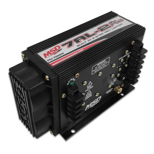 MSD Ignition Boxes, 7AL-2 Plus CD Ignitions, Capacitive Discharge, Analog, Rev Limiter, 12 - 18 V, Black, Each