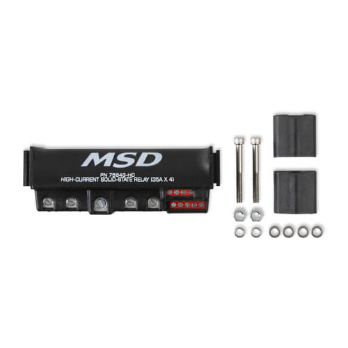 MSD High-Current Solid State Relay 35Ax4, Blk