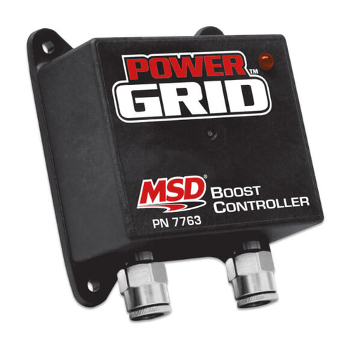 MSD Boost Controller, Power Grid, Electronic, Single Solenoid, Adjustable, 0 - 43.5 psi, Each