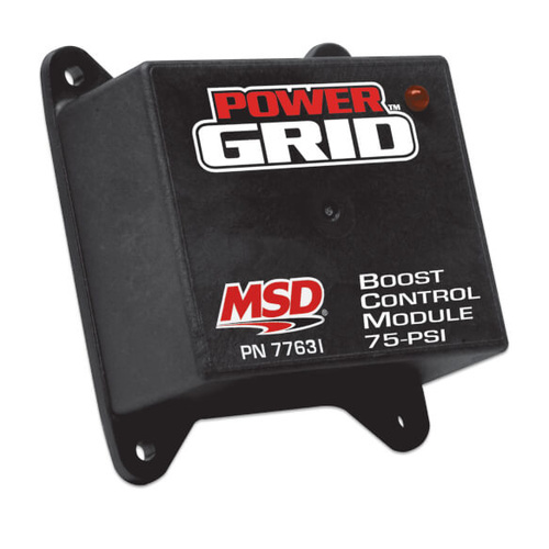 MSD Boost Controller, Power Grid, Electronic, Single Solenoid, Adjustable, 0 - 75 psi, Each