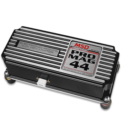 MSD Electronic Pts Box, 44 Amp Pro Mag, Rev Limiter, Black