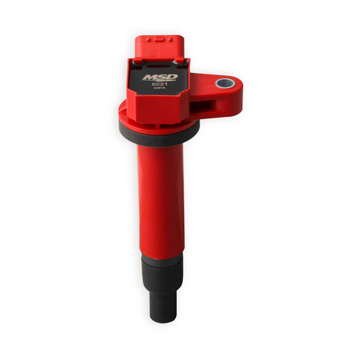 MSD Ignition Coil, Blaster, Coil Pack Style, Square, Red, For Lexus, For Toyota, 4.7L, Each