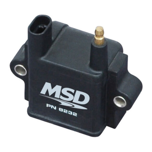MSD Ignition Coil, (Single Tower), Cpc Ignition Control, Black, Each