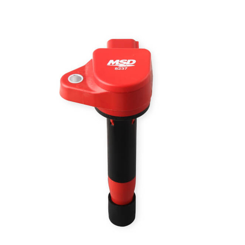 MSD Ignition Coil, Blaster, Coil Pack Style, Red, For Acura®, For Honda®, V6, Each