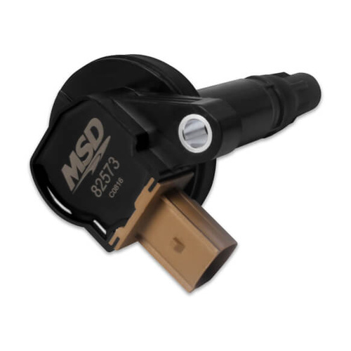 MSD Ignition Coil, Direct Replacement, Black, Tan Connector, For Ford, 3.5L, Ecoboost, Each