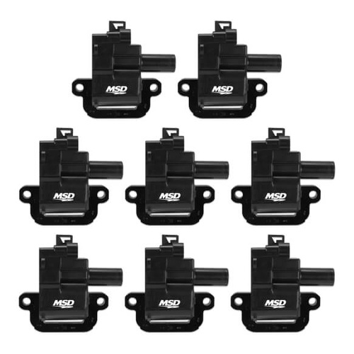 MSD Ignition Coil, 1998-2006 GM LS1/LS6 Engines, Black, Set of 8