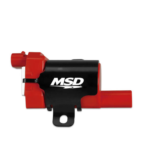 MSD Ignition Coil, Blaster LS Series 1999-2007 GM L-Series Truck Engines, Red, Each