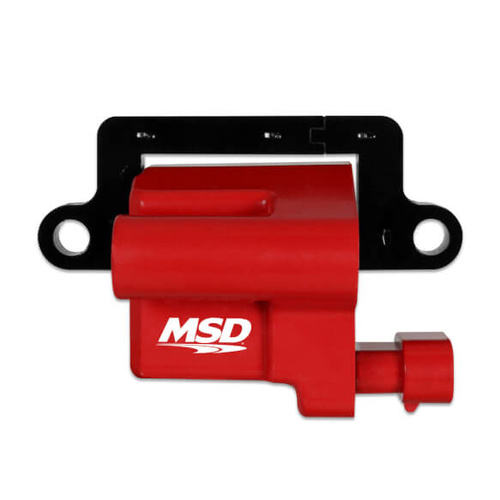 MSD Ignition Coil, Blaster LS Series 1999-2007 GM L-Series Truck Engines, Red, Each