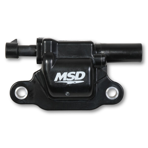 MSD Ignition Coil, Blaster OEM, Coil Pack, Epoxy, Female/Socket, Black, Square, For Cadillac, For Chevrolet, For GMC, Each