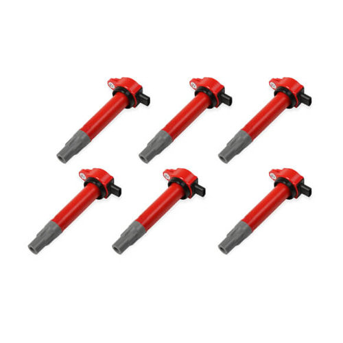 MSD Ignition Coil, Blaster OEM Replacement, Chrysler, Dodge, Volkswagen, Red, Set of 6