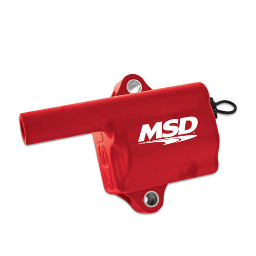 MSD Ignition Coil, Pro Power Series 1999-2006 GM LS Truck Style, Red, Each