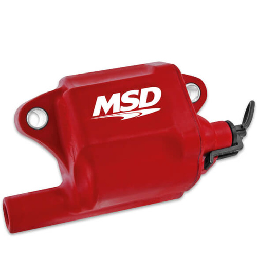 MSD Ignition Coil, Pro Power Series GM LS2/LS7 Engines, Red, Each