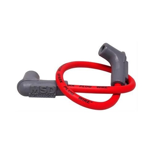 MSD HEI Coil Wire, Red, 8.5 SC, 18 in. Long