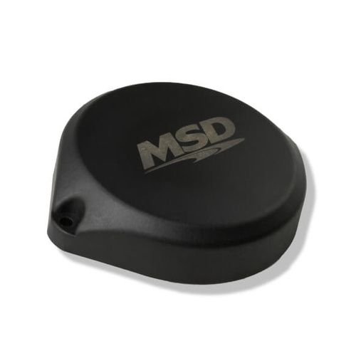 MSD Distributor Cap, Screw Down, Black, Blank Cap for Coil-On-Plug Applications, Each