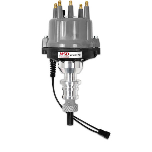 MSD Distributor, Pro-Billet, Magnetic Trigger, Mechanical Advance, For Ford, 2.3L, L4, Each