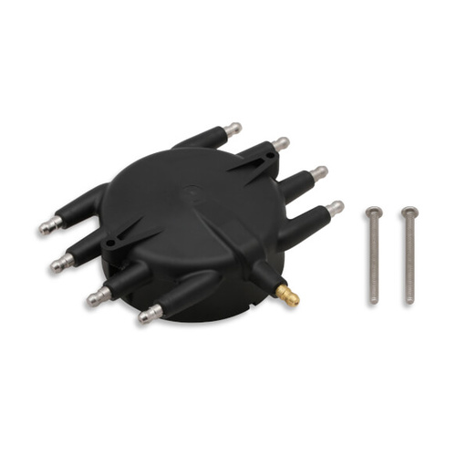 MSD Distributor Cap, Crab-Style, Black, Bolt-On, V8, Each