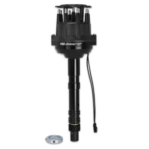 MSD Distributor, Pro-Billet, Small Base, Magnetic Trigger, Mechanical Advance, For Chevrolet, Big/Small Block, Each