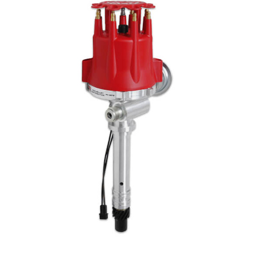 MSD Distributor, Pro-Billet Tach Drive, Magnetic Trigger, Mechanical, Vacuum Advance, For Chevrolet, Big/Small Block, Each
