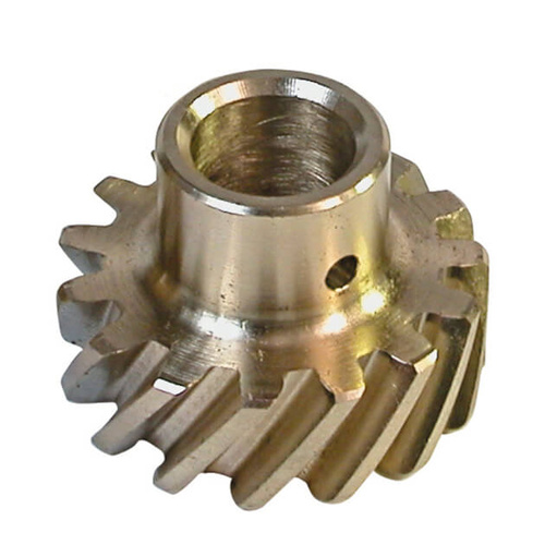 MSD Distributor Gear, Aluminium, Bronze, Race, .530 in. Diameter Shaft, For Ford, 351C, 351M, 400, 429, 460, Each
