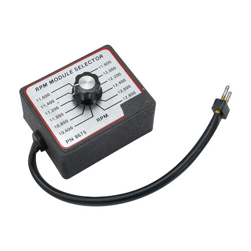 RPM Module Selector, Plastic, Black, 10,600-12,800 rpm, 200 rpm Increments, Each
